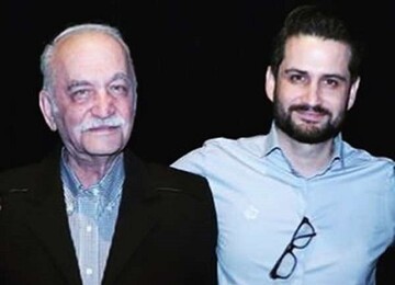 بازیگر سریال «خط قرمز» به سوگ پدر نشست/ عکس  
