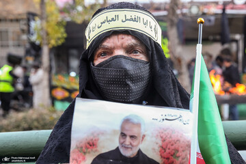 مراسم تشییع پیکر مطهر 150شهید گمنام در تهران