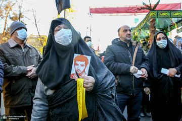 مراسم تشییع پیکر مطهر 150شهید گمنام در تهران