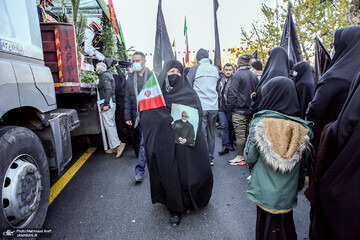 مراسم تشییع پیکر مطهر 150شهید گمنام در تهران