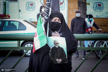 مراسم تشییع پیکر مطهر 150شهید گمنام در تهران