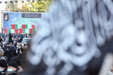 مراسم تشییع پیکر مطهر 150شهید گمنام در تهران