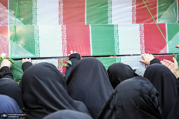 مراسم تشییع پیکر مطهر 150شهید گمنام در تهران