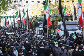 مراسم تشییع پیکر مطهر 150شهید گمنام در تهران