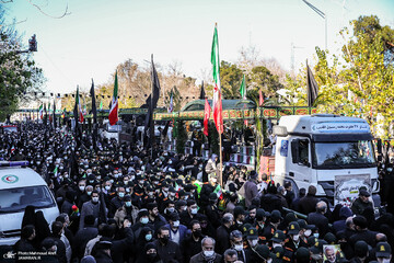 مراسم تشییع پیکر مطهر 150شهید گمنام در تهران
