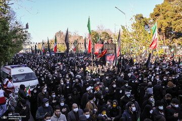 مراسم تشییع پیکر مطهر 150شهید گمنام در تهران