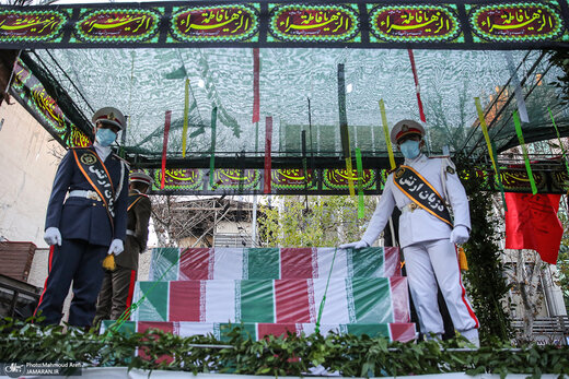 مراسم تشییع پیکر مطهر 150شهید گمنام در تهران