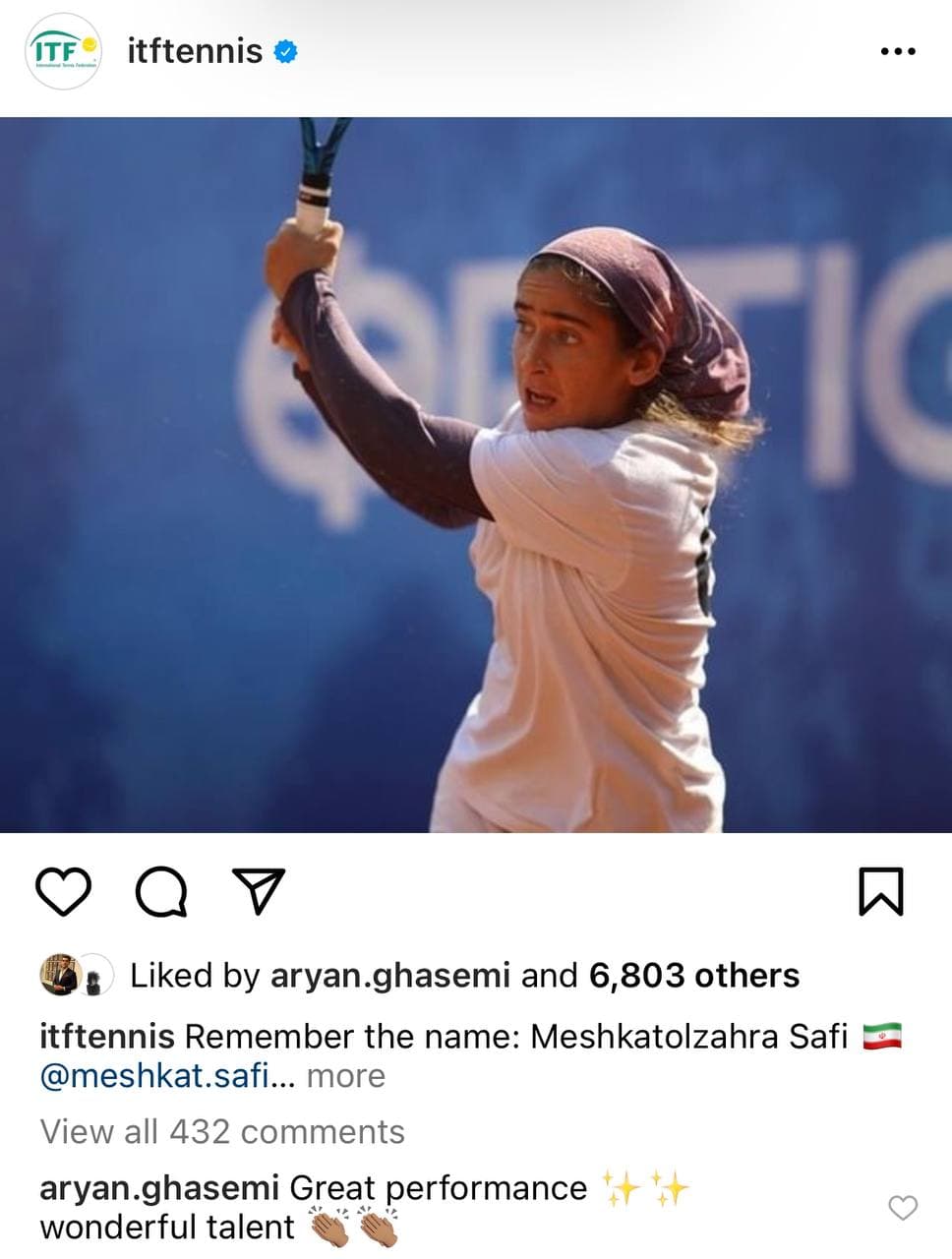 واکنش جالب فدراسیون جهانی به عملکرد تنیس باز ایرانی/عکس