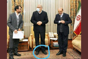 عکس| تصویری جنجالی از وزیر نفت در مراسم معارفه علی عسگری با صندل رو فرشی