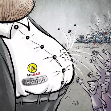 ببینید: تنها ایربگی که در تصادف بهبهان عمل کرد!
