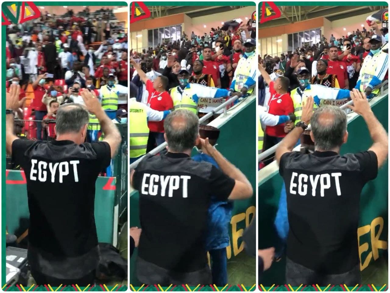 بوسه‌های کی‌روش به سمت هواداران مصری/عکس