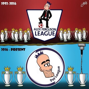 اینم دوران پادشاهی پپ بر لیگ جزیره!