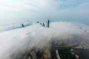 ببینید | تصاویر رویای از ‏کویت در مه