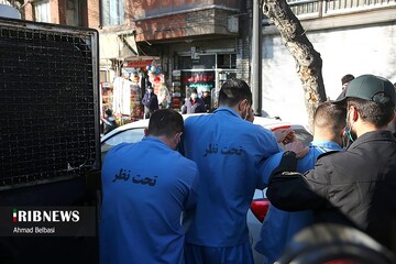 بازسازی صحنه جرم تیراندازی جنوب تهران