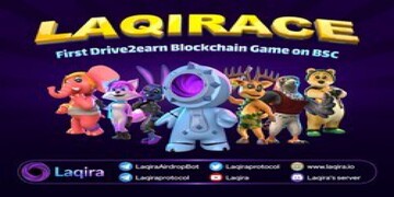 «Laqirace» اولین بازی بلاکچینی«Drive to earn» دنیا