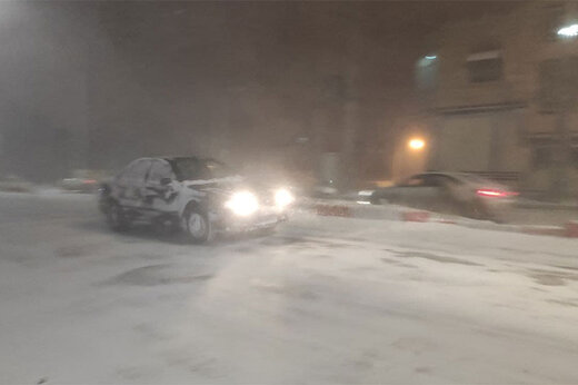 ببینید | اردبیل در محاصره برف و کولاک