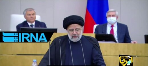 ببینید | تشویق رئیس جمهور رئیسی توسط نمایندگان دومای روسیه