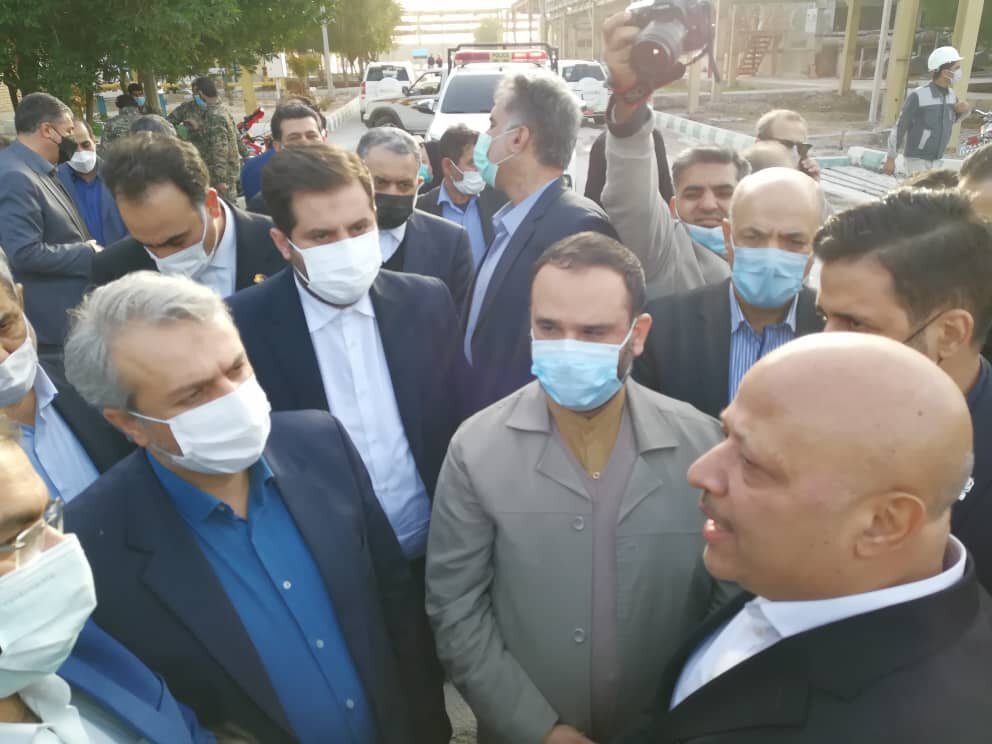 بازدید وزیر صمت از شهرک صنعتی آبادان