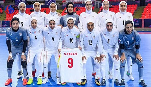 قهرمانی تیم ملی فوتسال زنان در کافا / عکس
