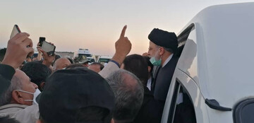 بازدید رئیس جمهور از منطقه سیل زده رودبار جنوب