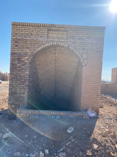 پایان مرمت آب ‌انبار تاریخی روستای سنرد گرمسار