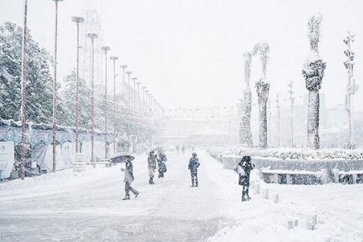 ببینید | حال و هوای استانبول بعد از بارش آخرالزمانی برف