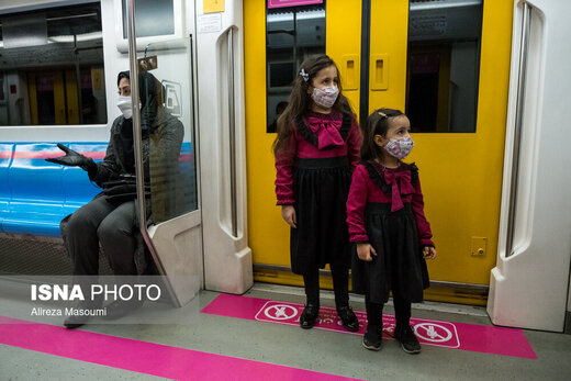 افتتاح واگن ویژه زنان و کودکان در متروی تهران