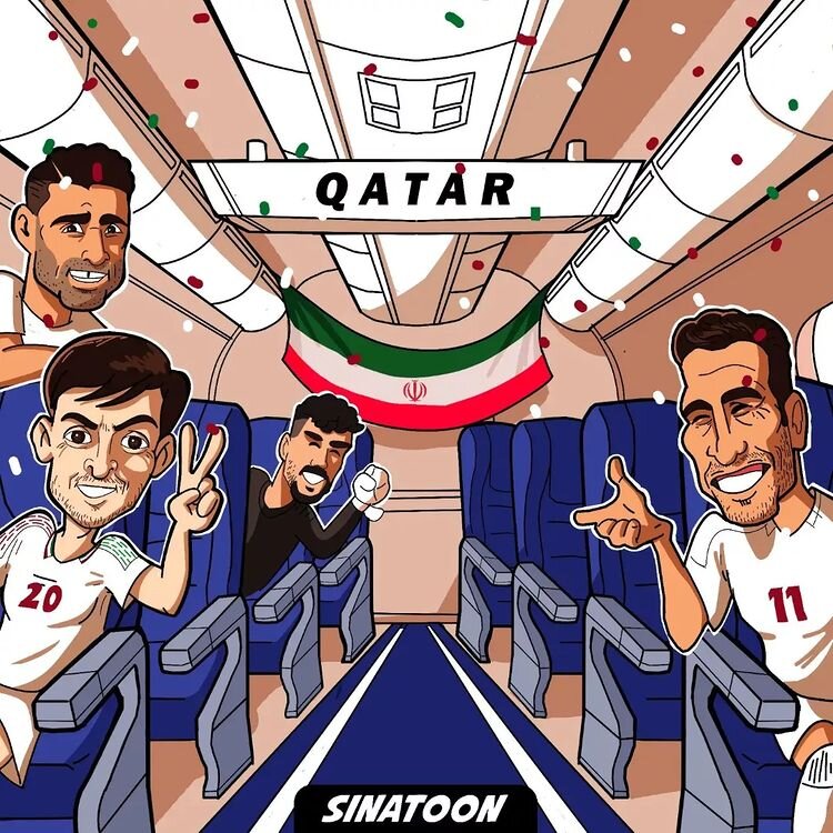 ببینید: یوزهای ایرانی در راه قطر!