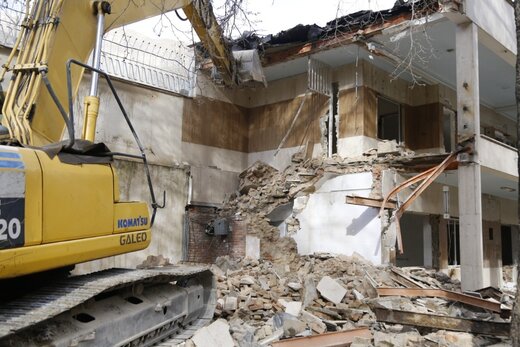 ببینید | اولین تصاویر از تخریب خانه حسن شماعی‌زاده در تهران