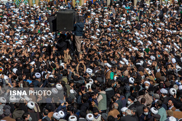 تشییع پیکر «آیت الله صافی گلپایگانی» - قم