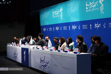 ببینید | نشست خبری فیلم «لایه های دروغ» در جشنواره فیلم فجر