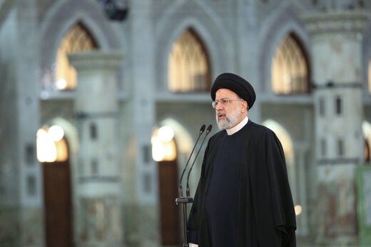 تجدید میثاق آیت الله رئیسی و اعضای هیأت دولت با آرمان‌های امام راحل و شهدای انقلاب اسلامی