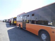 رونمایی از 13 دستگاه اتوبوس جدید در شهرکرد به مناسبت دهه فجر