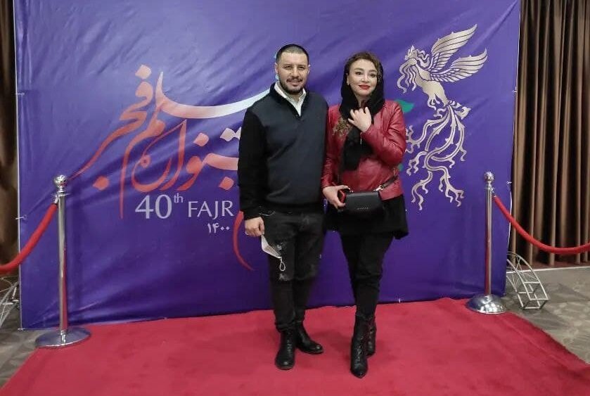 جواد عزتی و همسرش در اکران مردمی فیلم «مرد بازنده»/ عکس 