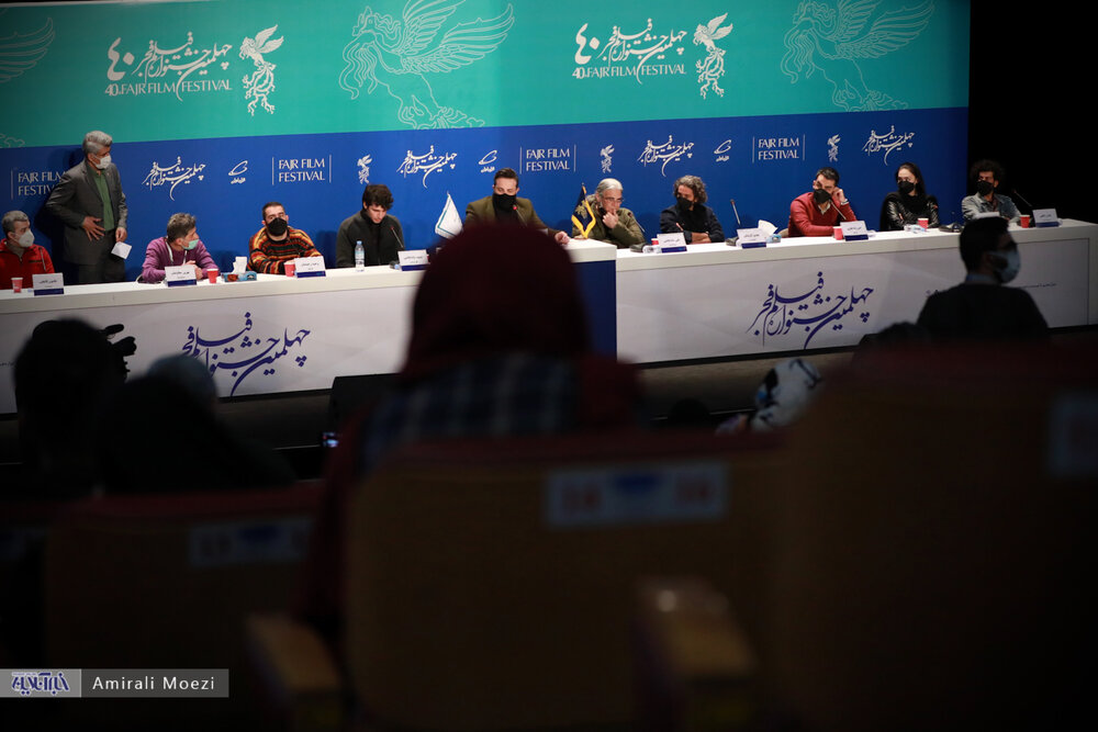 تصاویر | نشست خبری فیلم «نشست ماهان» در جشنواره فیلم فجر
