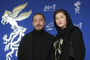 عکس | نوید محمدزاده و همسرش در اختتامیه جشنواره فجر