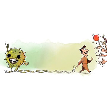 بفرمایید جشن تولد با حضور افتخاری اُمیکرون!