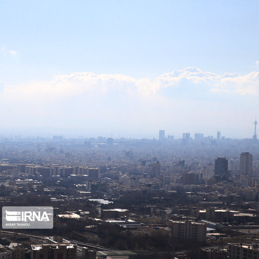 برج میلاد در هوای پاک تهران