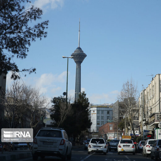 برج میلاد در هوای پاک تهران