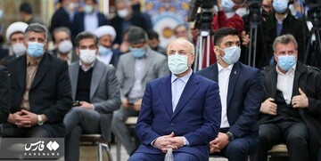 تجدید بیعت رئیس و نمایندگان مجلس با آرمان‌های امام راحل و انقلاب+ عکس