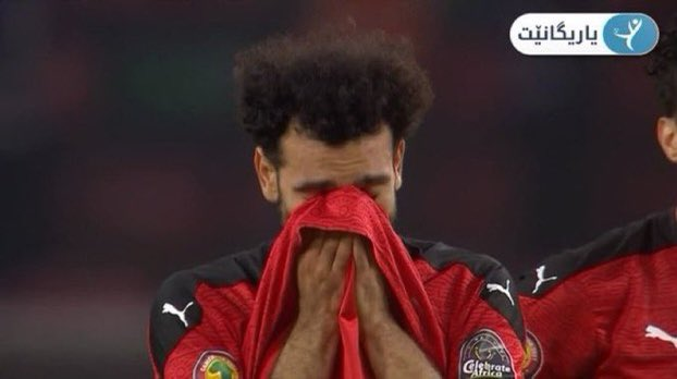 عکس | اشک‌های محمد صلاح پس از شکست مصر در فینال جام ملت‌های آفریقا