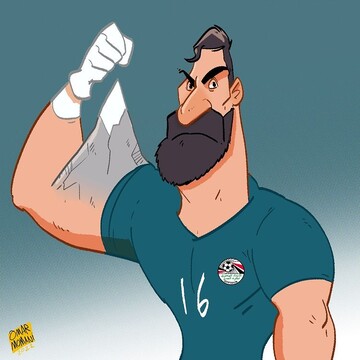 ببینید این دروازه‌بان چشم‌ها را به خود خیره کرد!