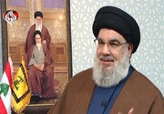 دبیرکل حزب‌الله:  آمریکا از جنگ با ایران می‌ترسد