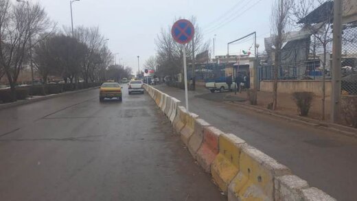 ترافیک ورودی میدان میوه و تره‌بار قزوین ساماندهی شد