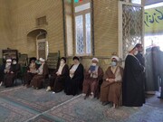 مراسم ترحیم مادر حجت الاسلام معراجی در قم با حضور علمای برجسته برگزار شد