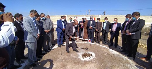 کلنگ ساخت بیمارستان محلی چوئبده به زمین زده شد