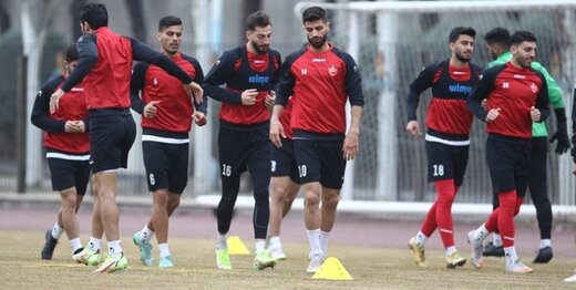 تمرین پرسپولیس با بازگشت یک کرونایی/عکس