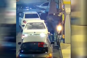 ببینید | لحظه باورنکردنی سرقت پژو پارس در پمپ بنزین مقابل چشم مردم در تهران!