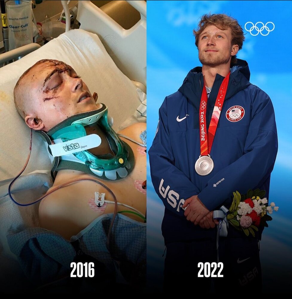مدال المپیک برای مردی که ۳ روز در کما بود!/عکس