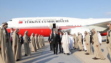 اردوغان وارد امارات شد
